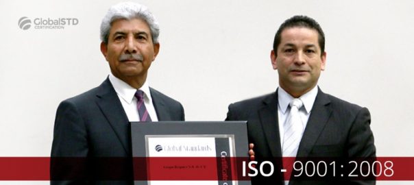Grupo Reqüiez certificación ISO 9001:2008